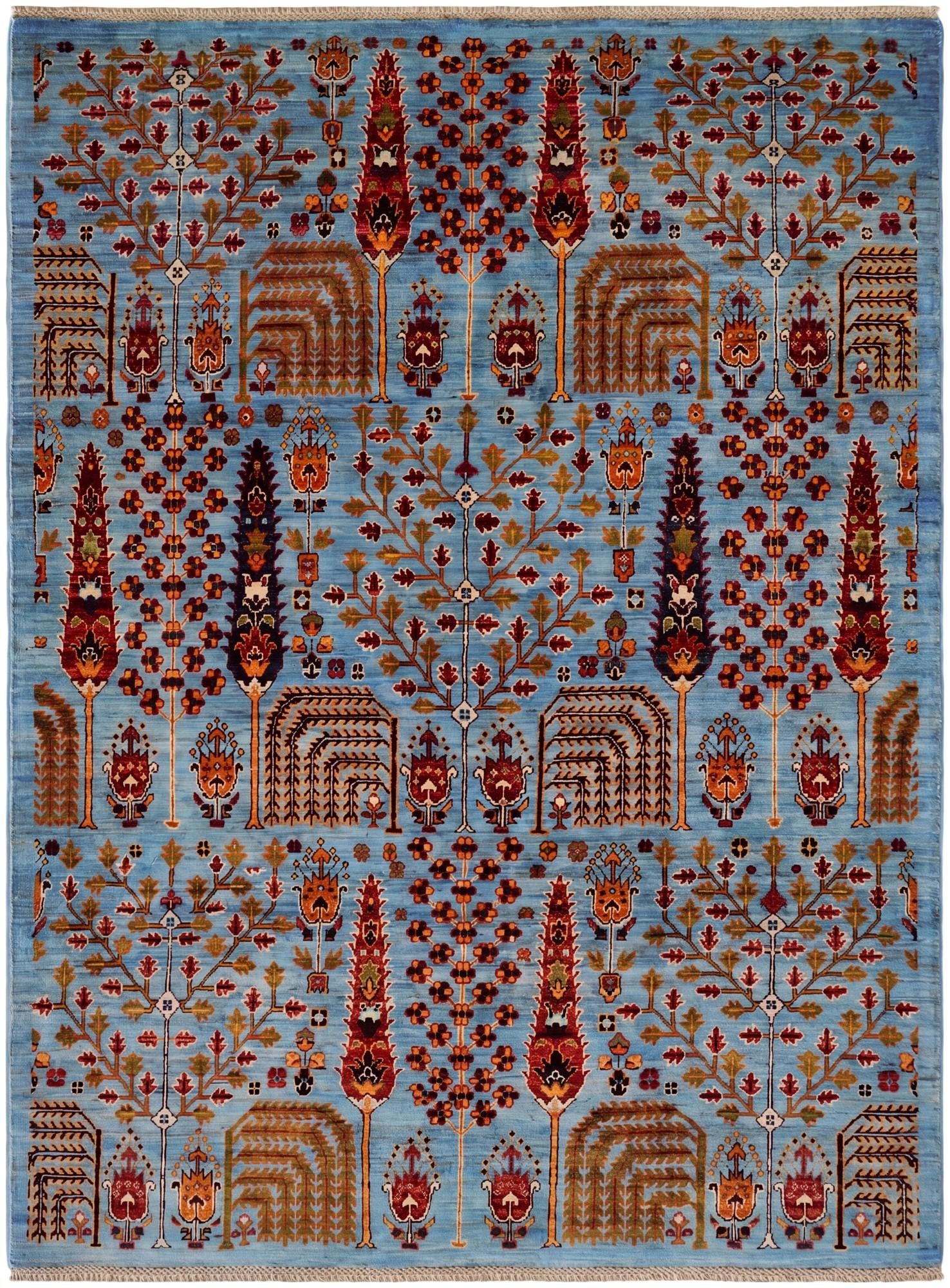 4' 11 x 6' 6 Hand Knotted Ariana Ziegler Rug