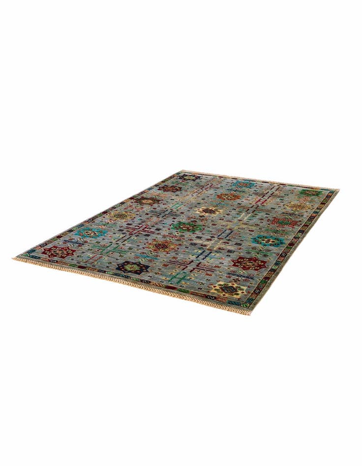 Detail image of 4' x 6' Hand Knotted Ariana Ziegler Rug