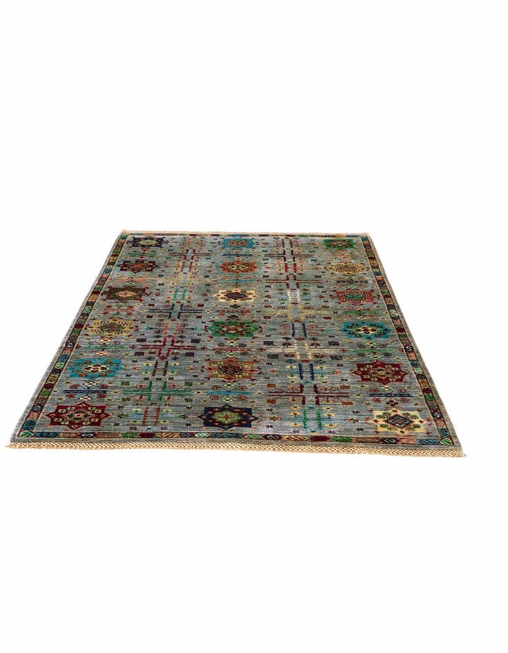 Detail image of 4' x 6' Hand Knotted Ariana Ziegler Rug