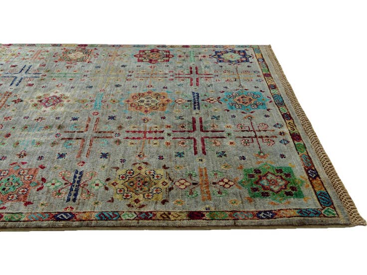 Detail image of 4' x 6' Hand Knotted Ariana Ziegler Rug
