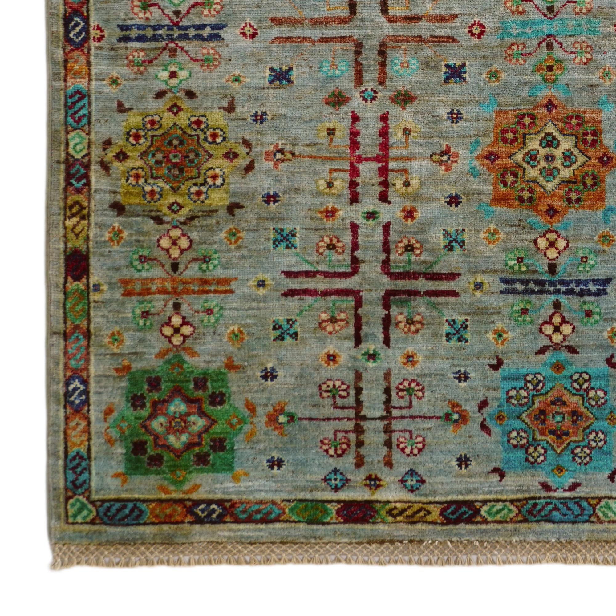4' x 6' Hand Knotted Ariana Ziegler Rug