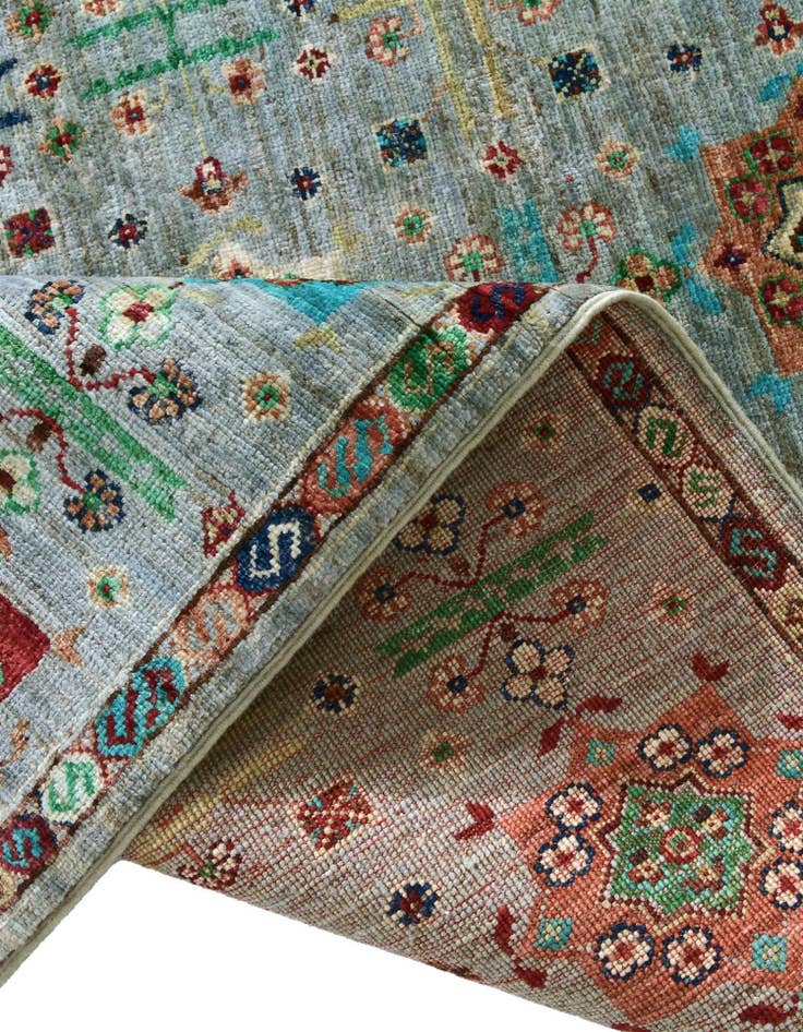 Detail image of 4' x 6' Hand Knotted Ariana Ziegler Rug