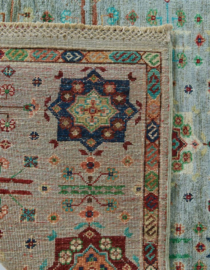 Detail image of 4' x 6' Hand Knotted Ariana Ziegler Rug