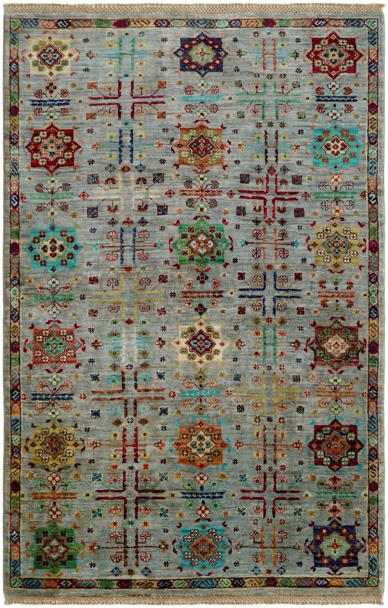 4' x 6' Hand Knotted Ariana Ziegler Rug