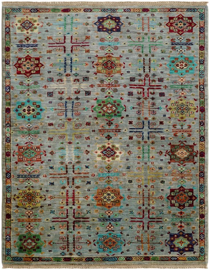 Detail image of 4' x 6' Hand Knotted Ariana Ziegler Rug