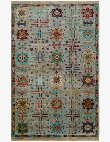 4' x 6' Hand Knotted Ariana Ziegler Rug
