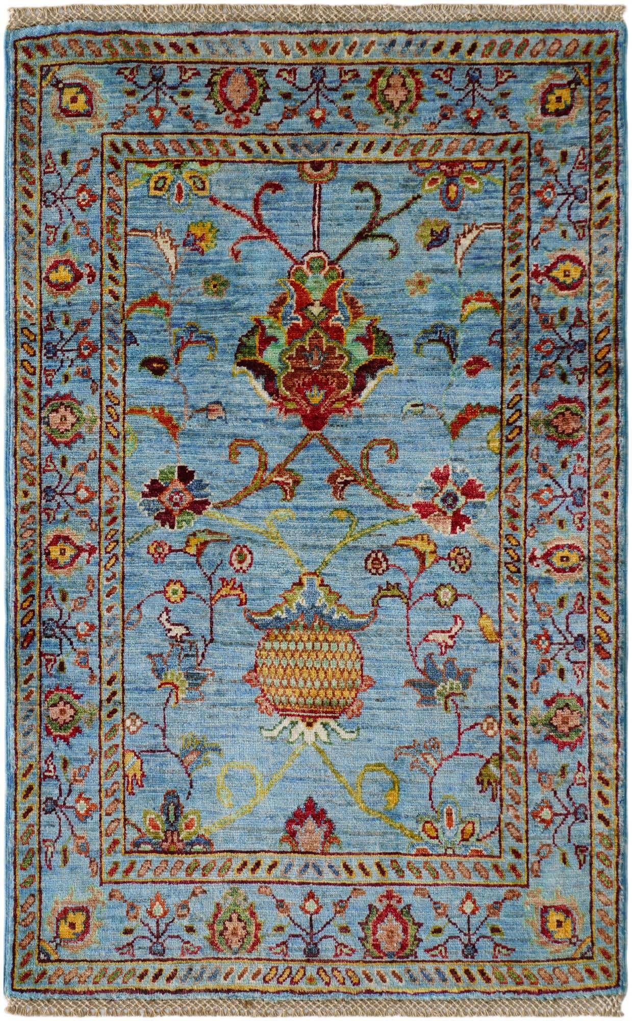 2' 8 x 4' 3 Hand Knotted Ariana Ziegler Rug