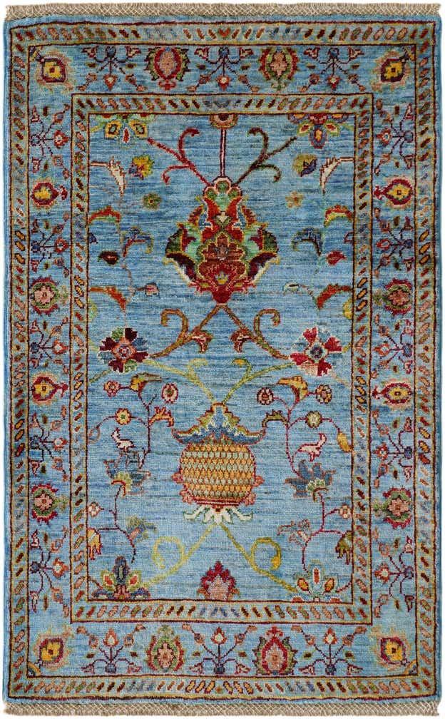 2' 8 x 4' 3 Hand Knotted Ariana Ziegler Rug