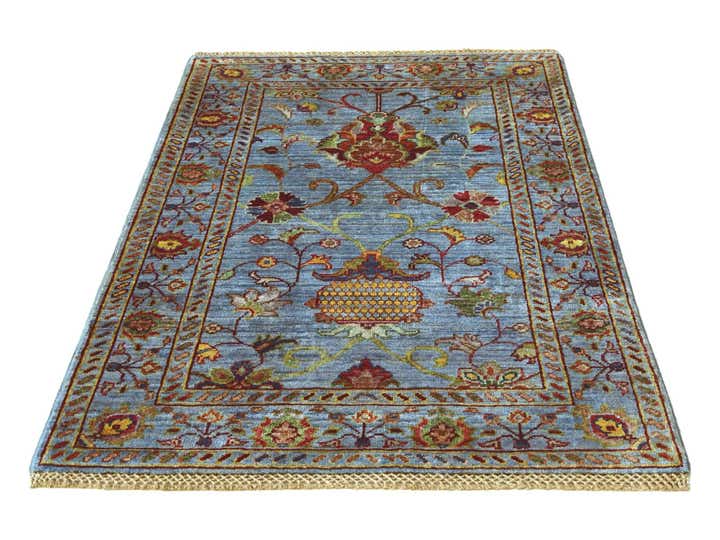 2' 7 x 4' Hand Knotted Ariana Ziegler Rug