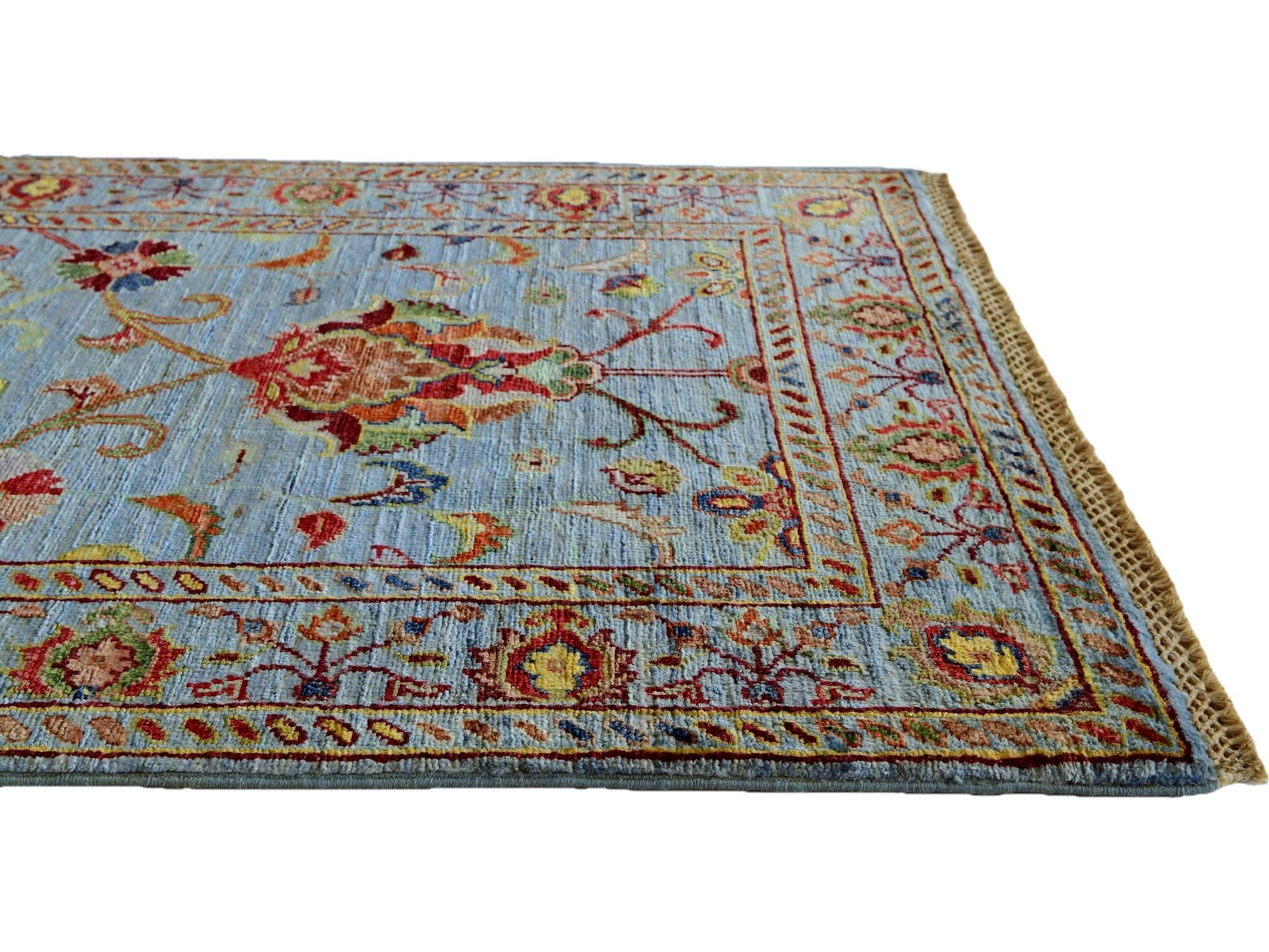 2' 7 x 4' Hand Knotted Ariana Ziegler Rug