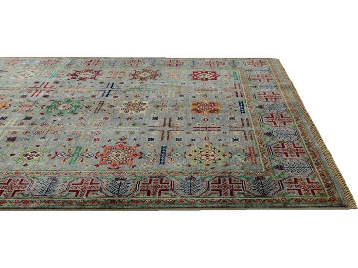 Detail image of 5' 1 x 6' 7 Hand Knotted Ariana Ziegler Rug