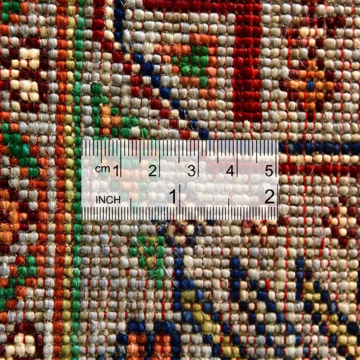 Detail image of 5' 1 x 6' 7 Hand Knotted Ariana Ziegler Rug