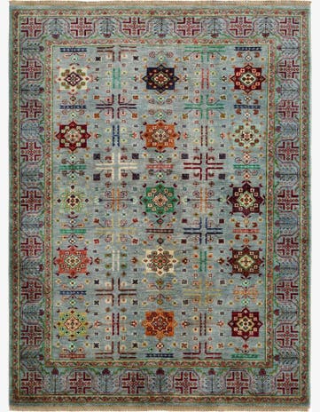 5' 1 x 6' 7 Hand Knotted Ariana Ziegler Rug