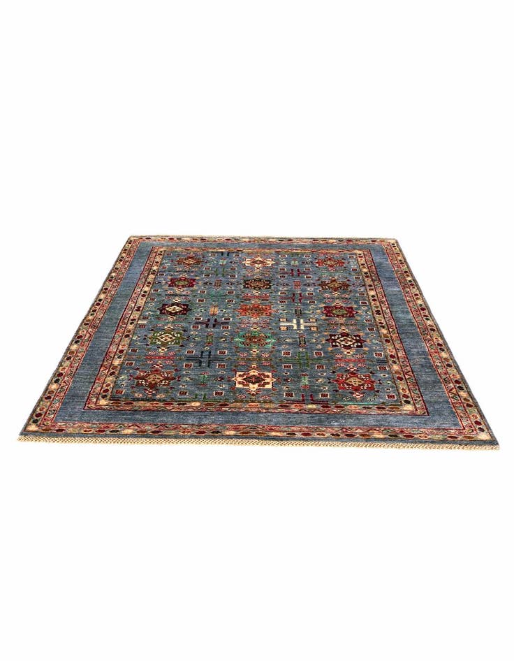 Detail image of 5' 1 x 6' 9 Hand Knotted Ariana Ziegler Rug