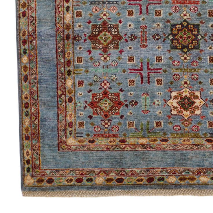 Detail image of 5' 1 x 6' 9 Hand Knotted Ariana Ziegler Rug