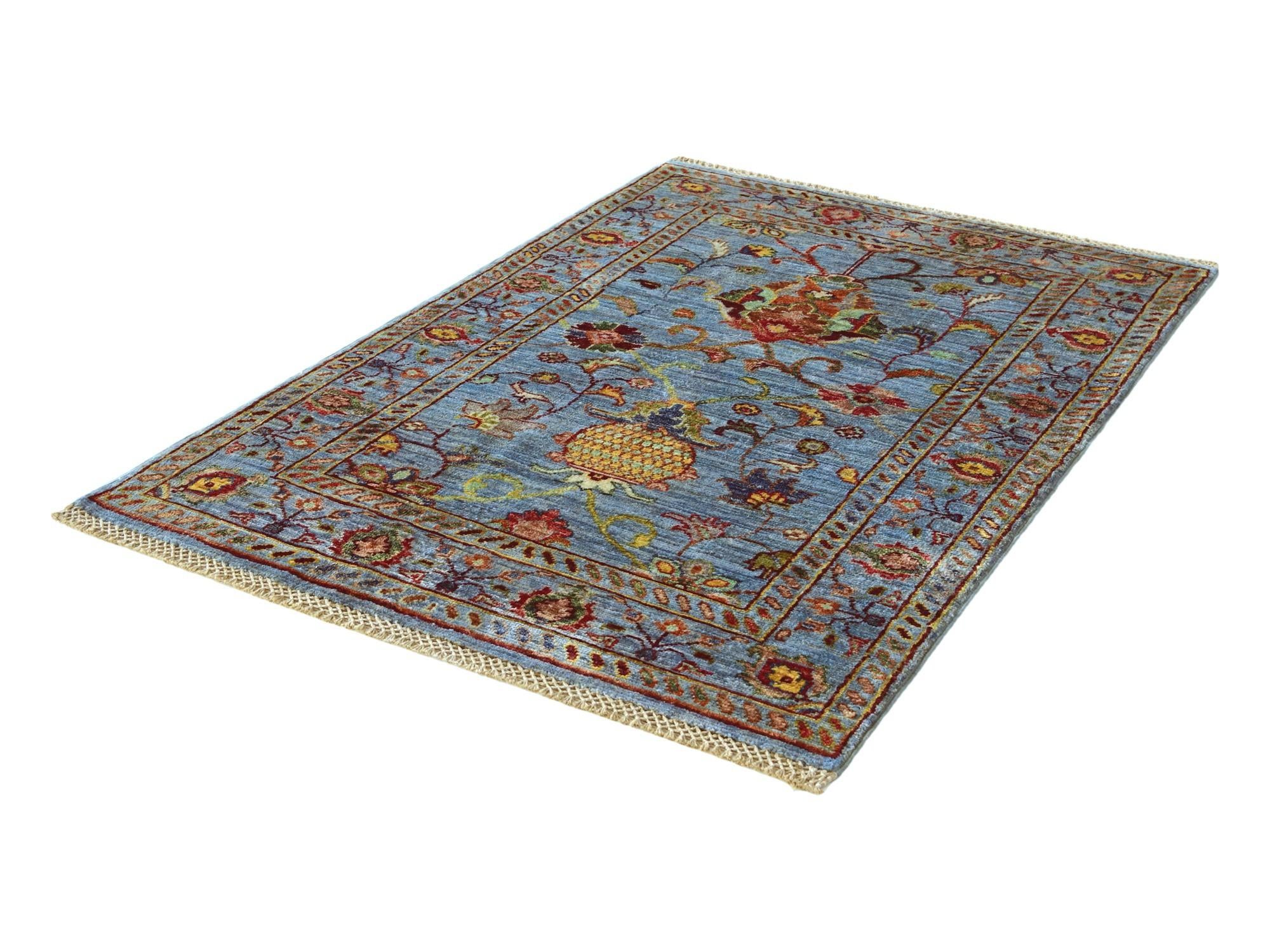 2' 8 x 4' Hand Knotted Ariana Ziegler Rug