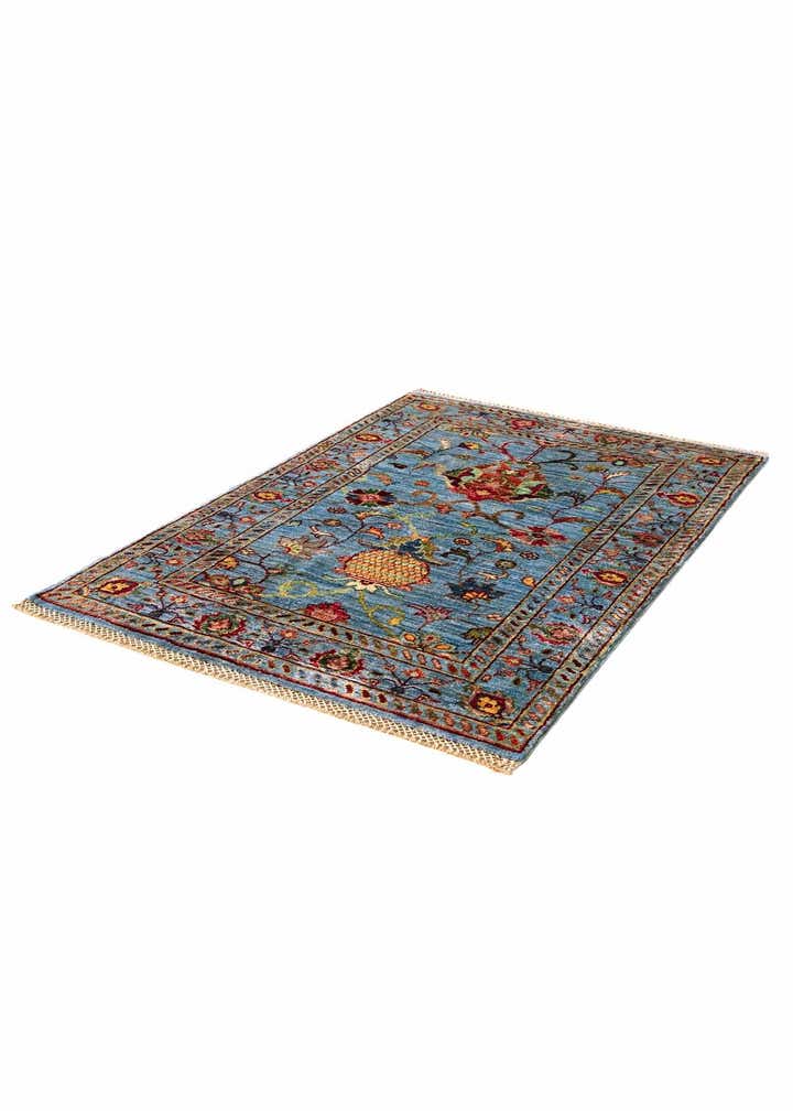 2' 8 x 4' Hand Knotted Ariana Ziegler Rug