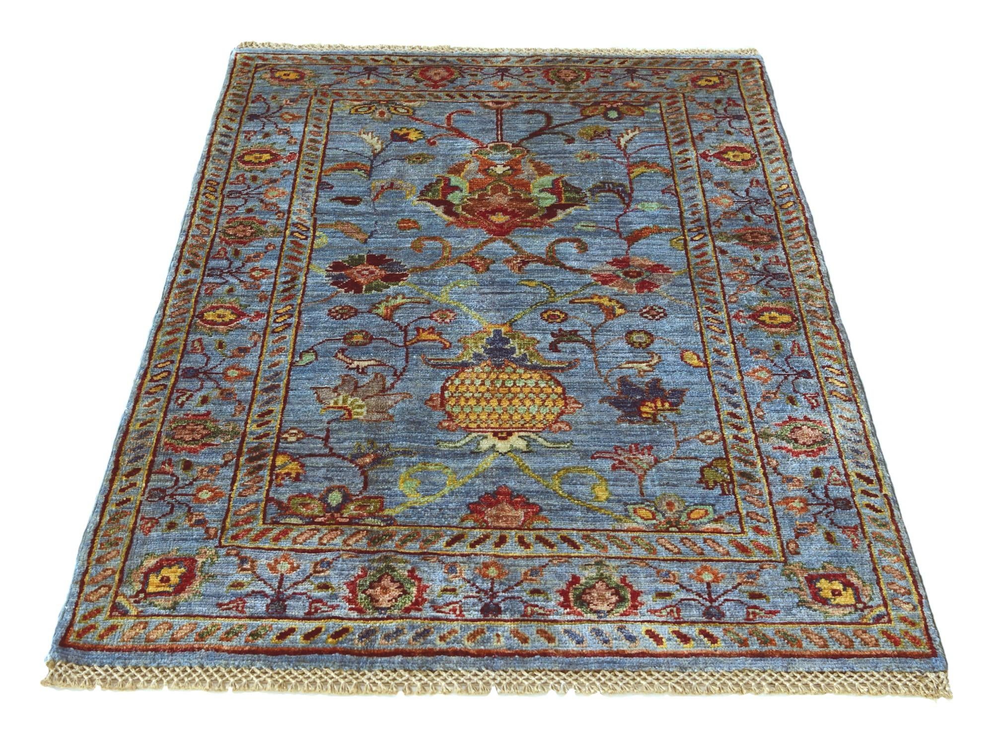 2' 8 x 4' Hand Knotted Ariana Ziegler Rug
