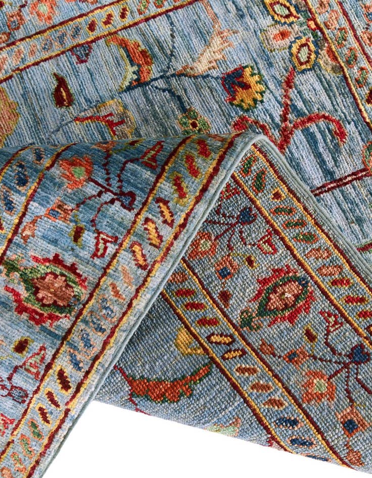 Detail image of 2' 8 x 4' Hand Knotted Ariana Ziegler Rug