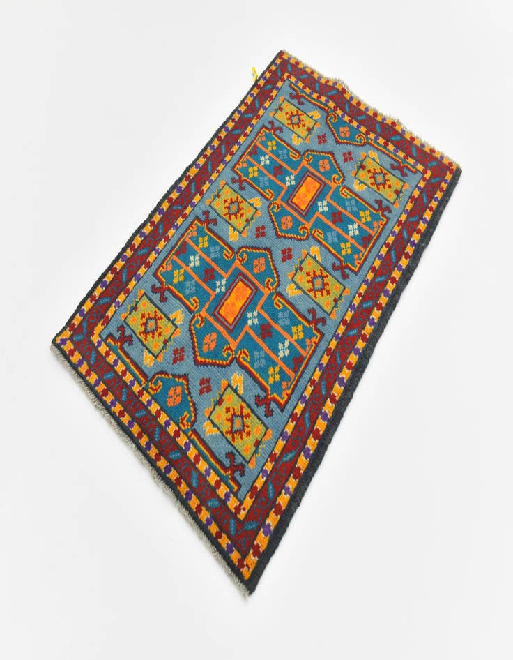 Detail image of 2' 10 x 4' 2  Hand Knotted Balouch Rug