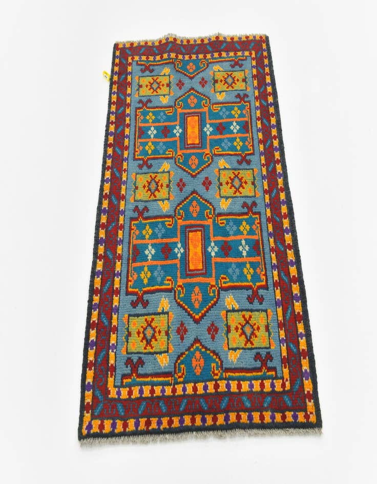 Detail image of 2' 10 x 4' 2  Hand Knotted Balouch Rug