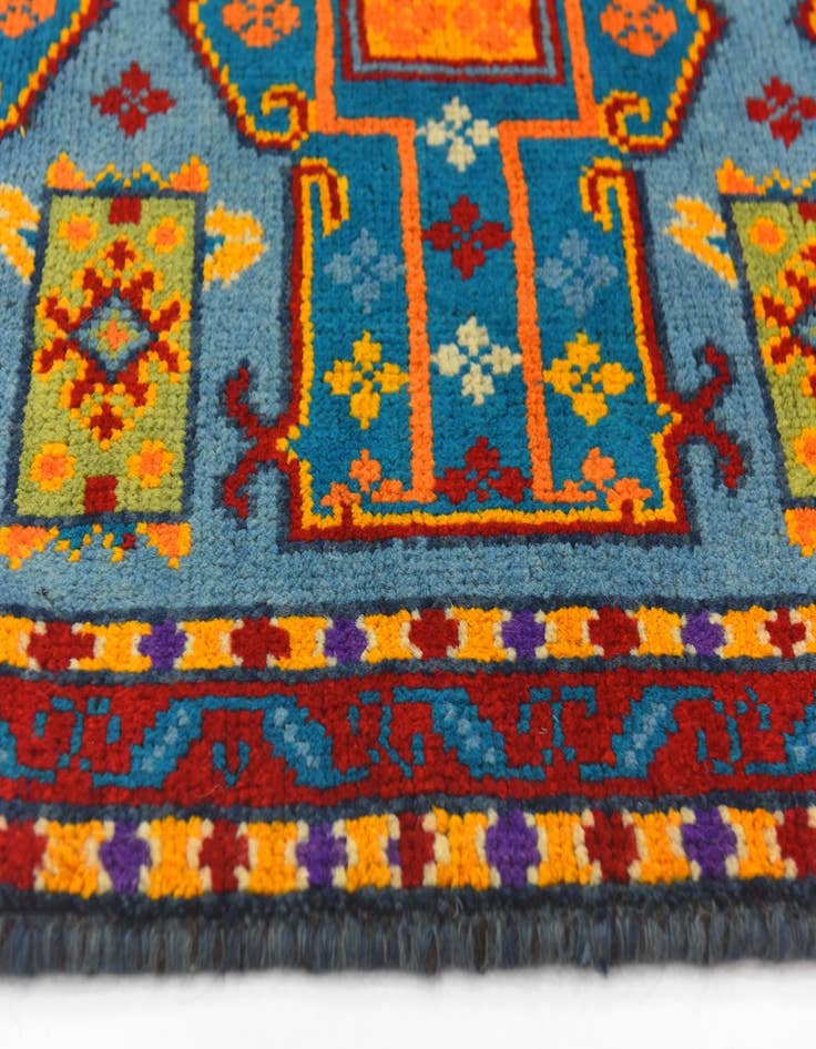 Detail image of 2' 10 x 4' 2  Hand Knotted Balouch Rug