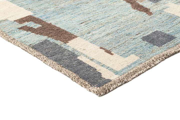 9' 6 x 11' 9 Hand Knotted Beni Marok Rug