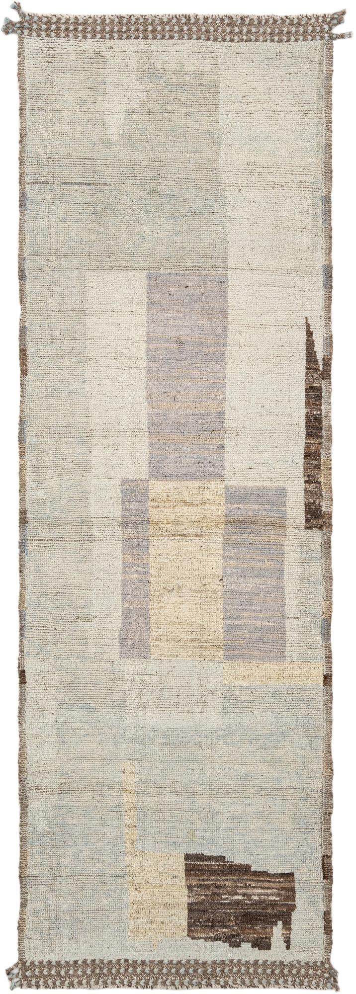 3' 2 x 9' 10 Hand Knotted Beni Marok Rug