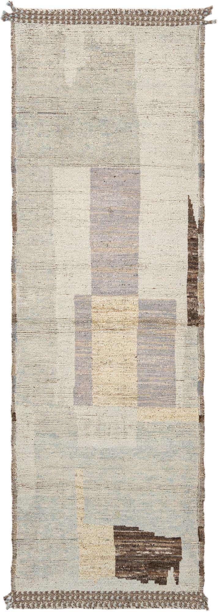 3' 2 x 9' 10 Hand Knotted Beni Marok Rug