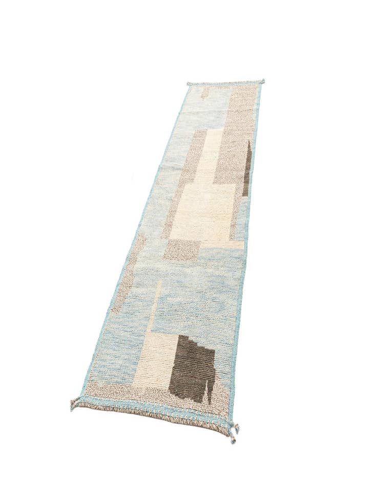 Detail image of 3' 3 x 10' 3  Hand Knotted Beni Marok Rug