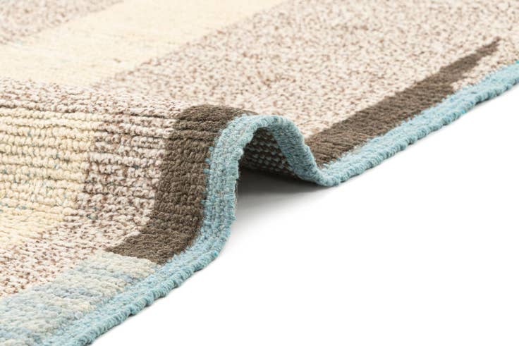 Detail image of 3' 3 x 10' 3 Hand Knotted Beni Marok Rug