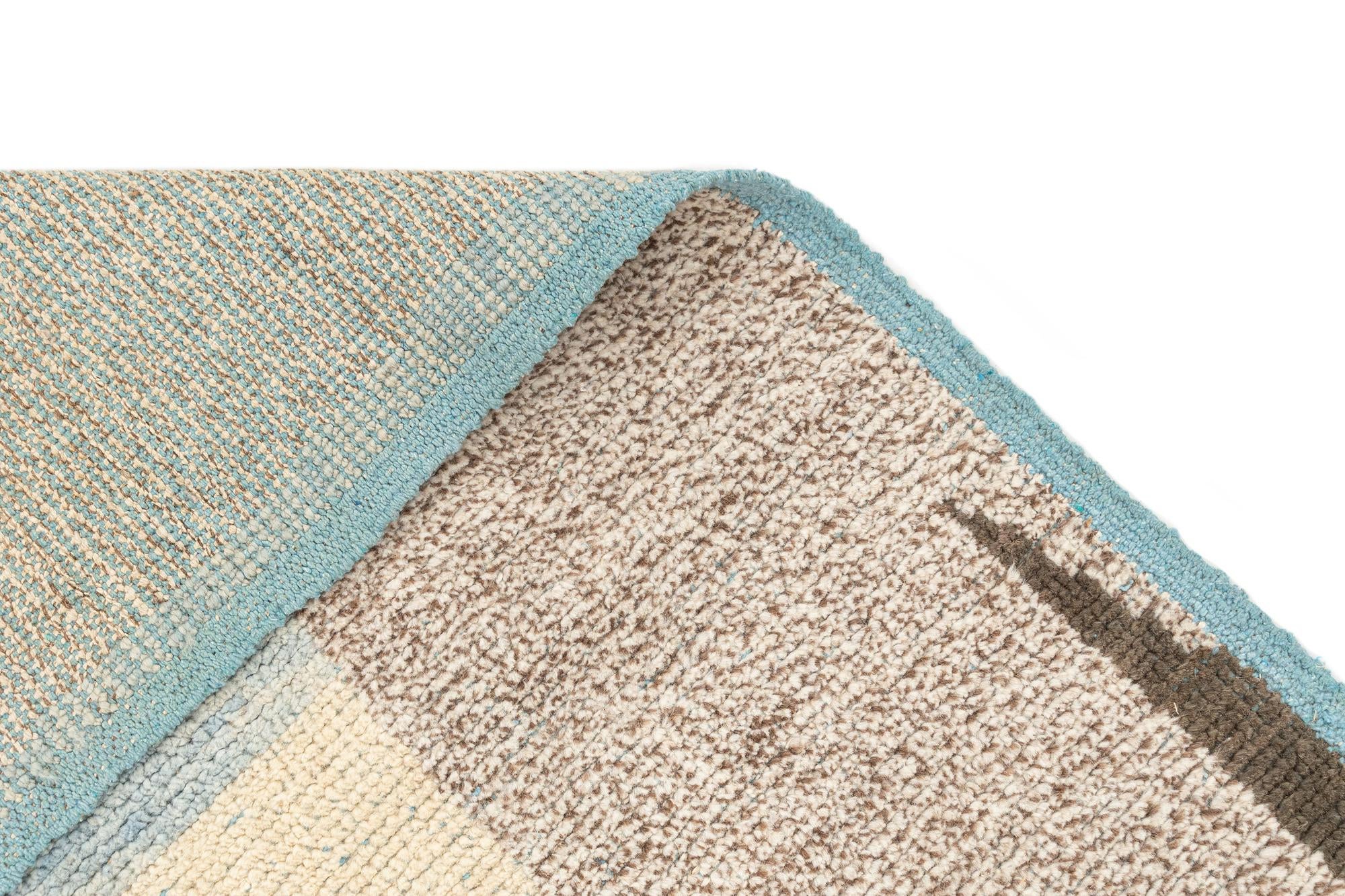 3' 3 x 10' 3 Hand Knotted Beni Marok Rug