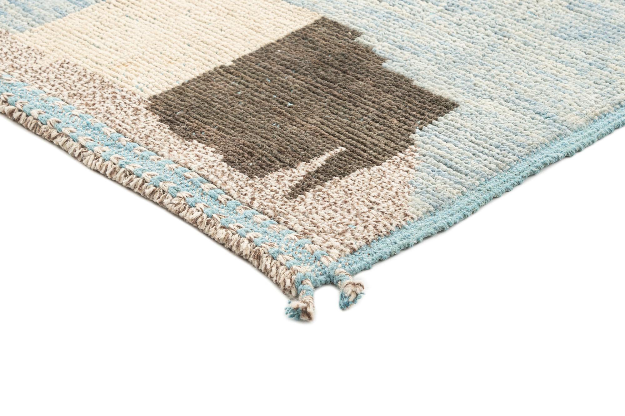 3' 3 x 10' 3 Hand Knotted Beni Marok Rug