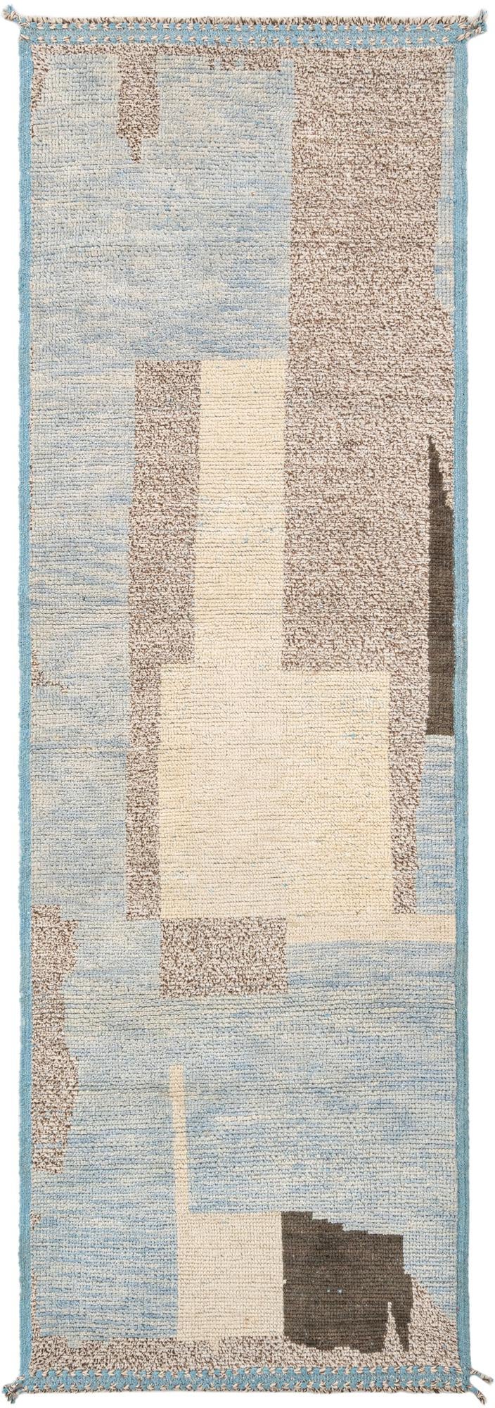 3' 3 x 10' 3 Hand Knotted Beni Marok Rug