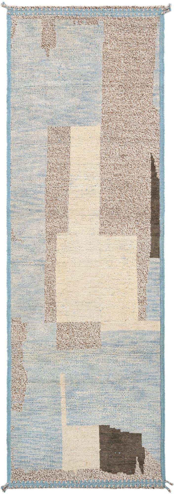 3' 3 x 10' 3 Hand Knotted Beni Marok Rug