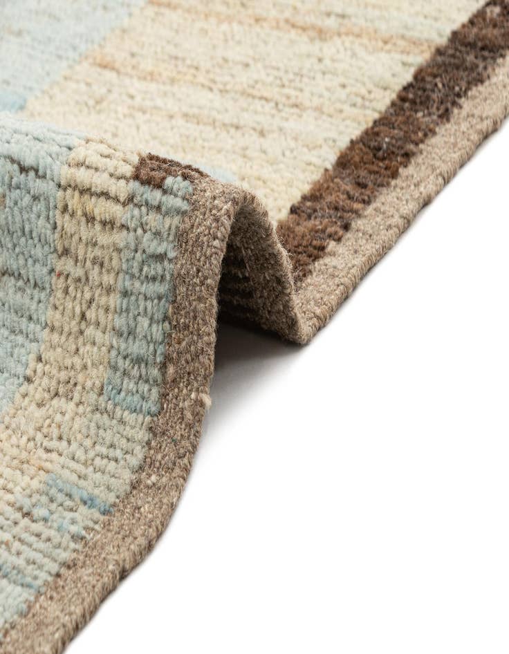 Detail image of 3' 3 x 12' 6  Hand Knotted Beni Marok Rug