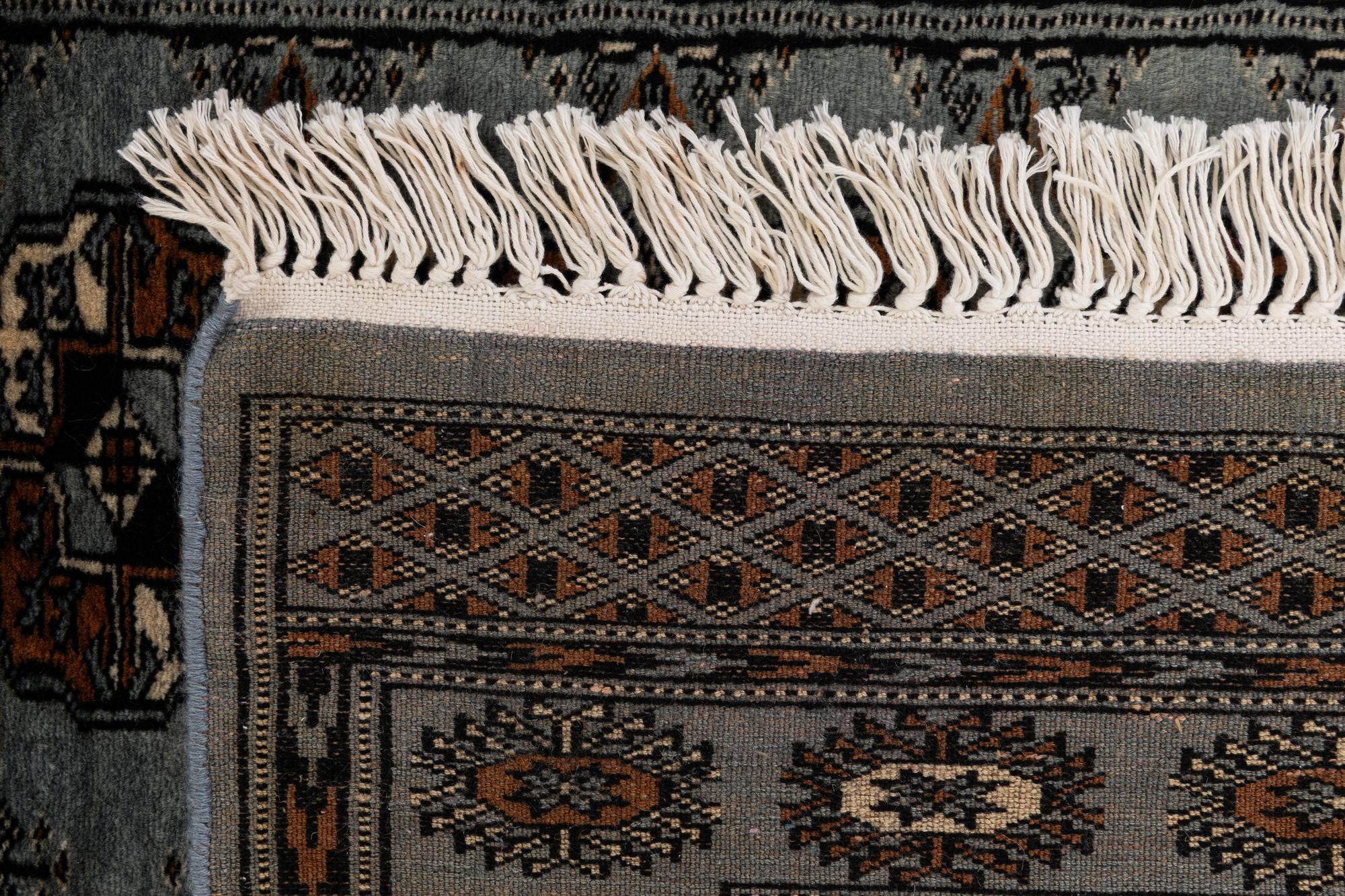 3' 1 x 4' 11 Hand Knotted Bokhara Wool Rug