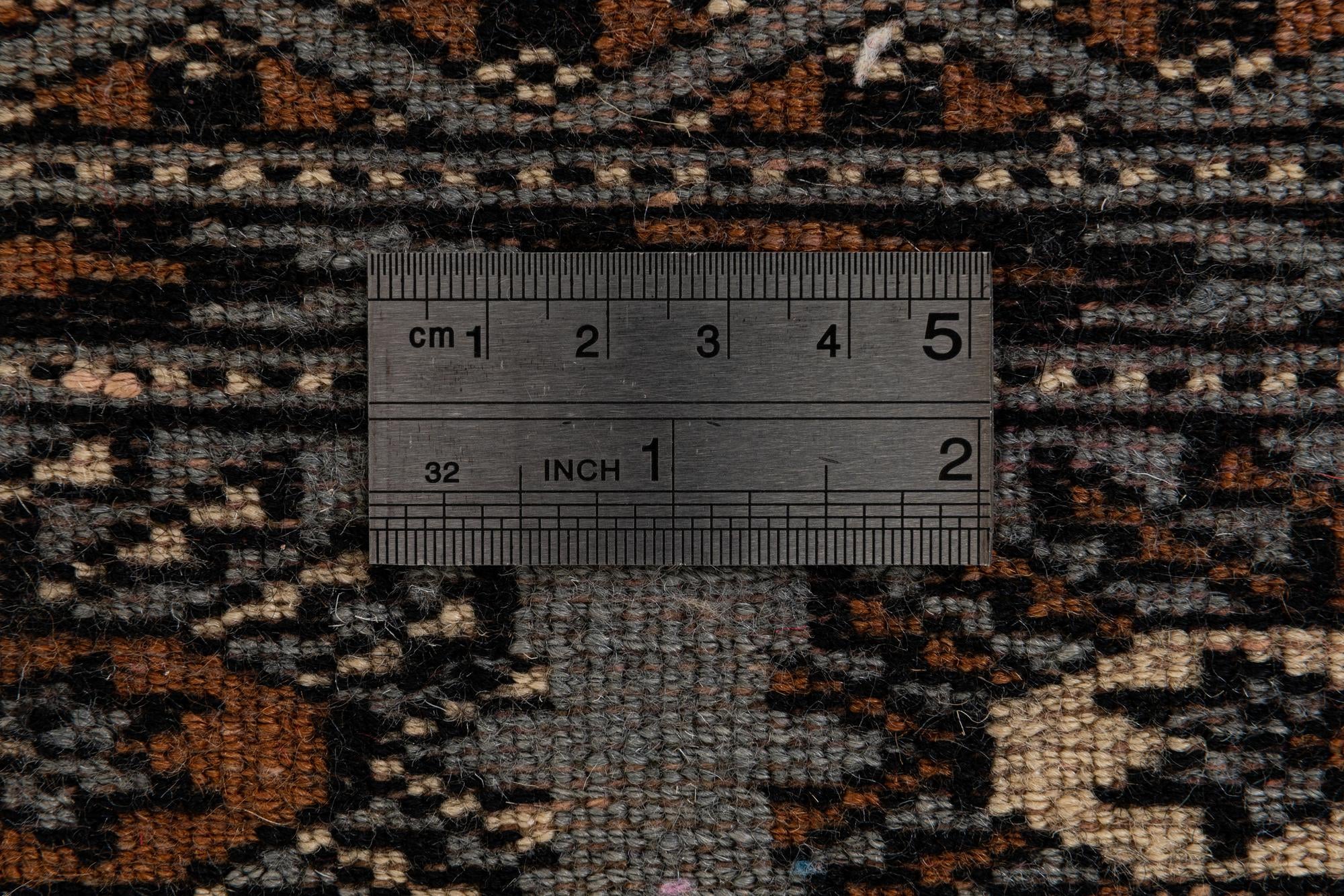 3' 1 x 4' 11 Hand Knotted Bokhara Wool Rug