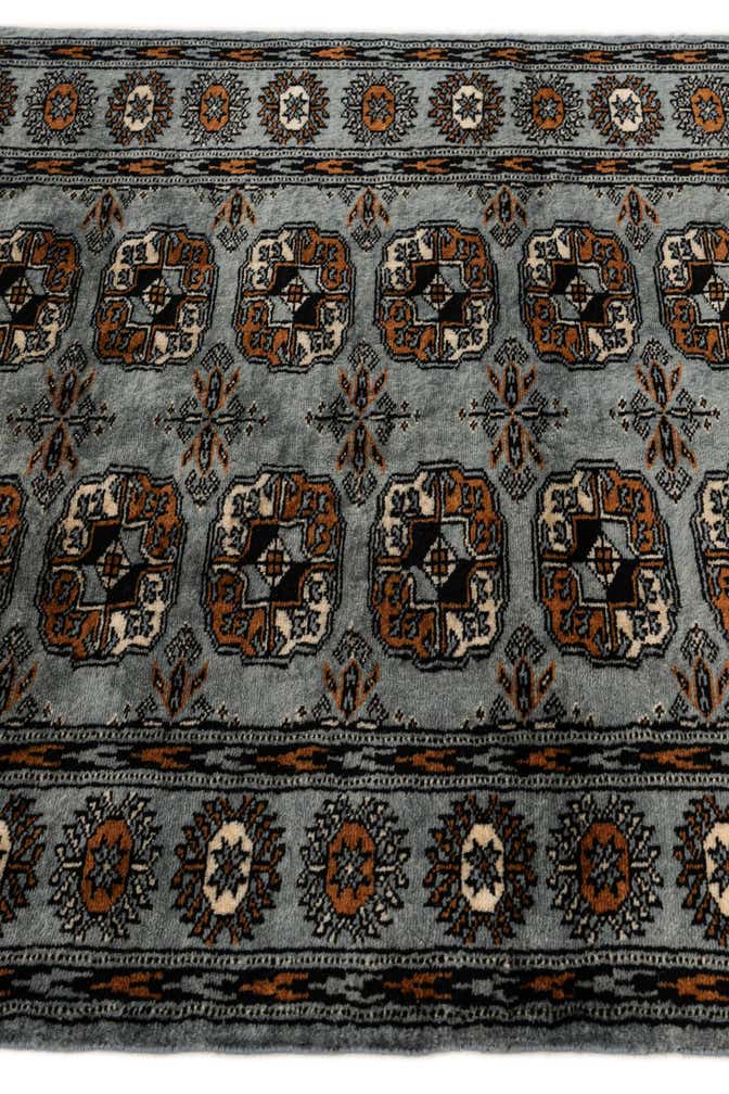 3' 1 x 4' 11 Hand Knotted Bokhara Wool Rug