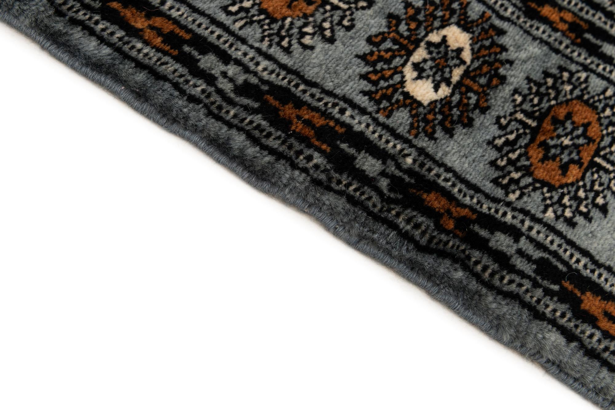 3' 1 x 4' 11 Hand Knotted Bokhara Wool Rug