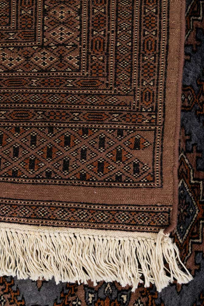 130cm x 180cm anudado a mano Bokhara Alfombra Oriental Lana