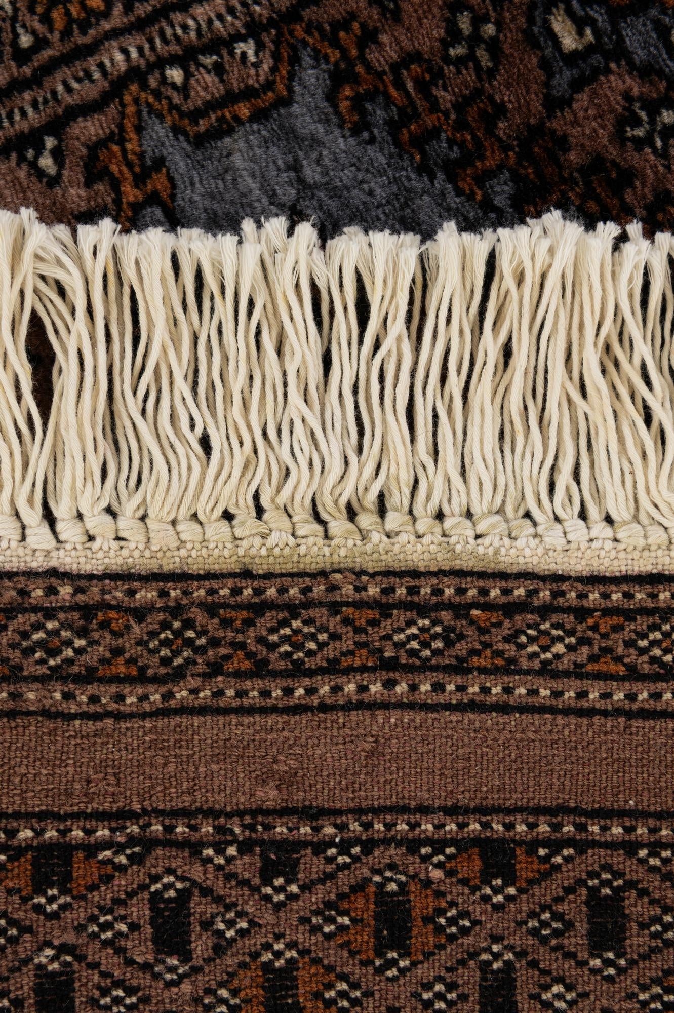130cm x 180cm anudado a mano Bokhara Alfombra Oriental Lana