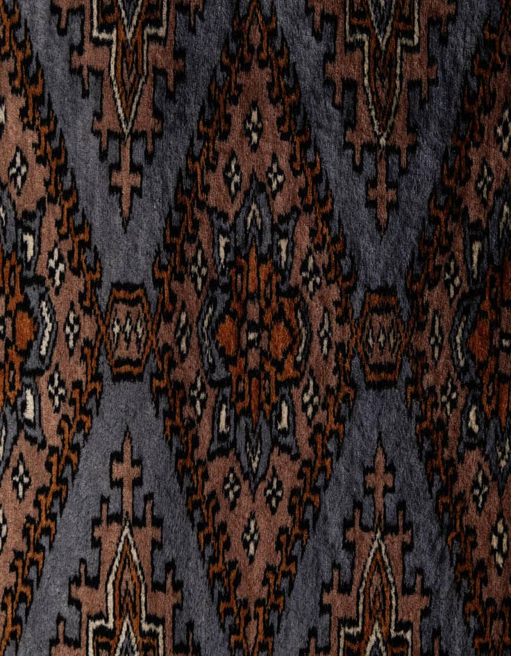 Detail image of 4' 4 x 5' 10  Hand Knotted Bokhara Oriental Wool Rug