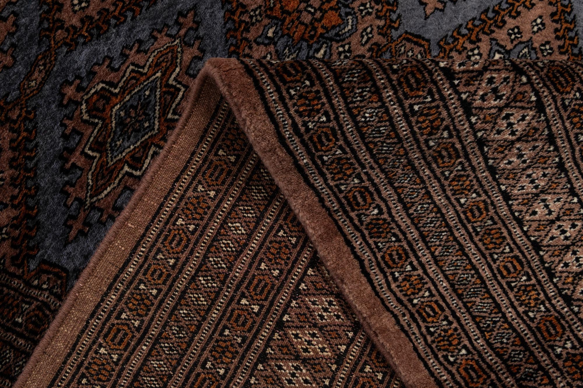 130cm x 180cm anudado a mano Bokhara Alfombra Oriental Lana