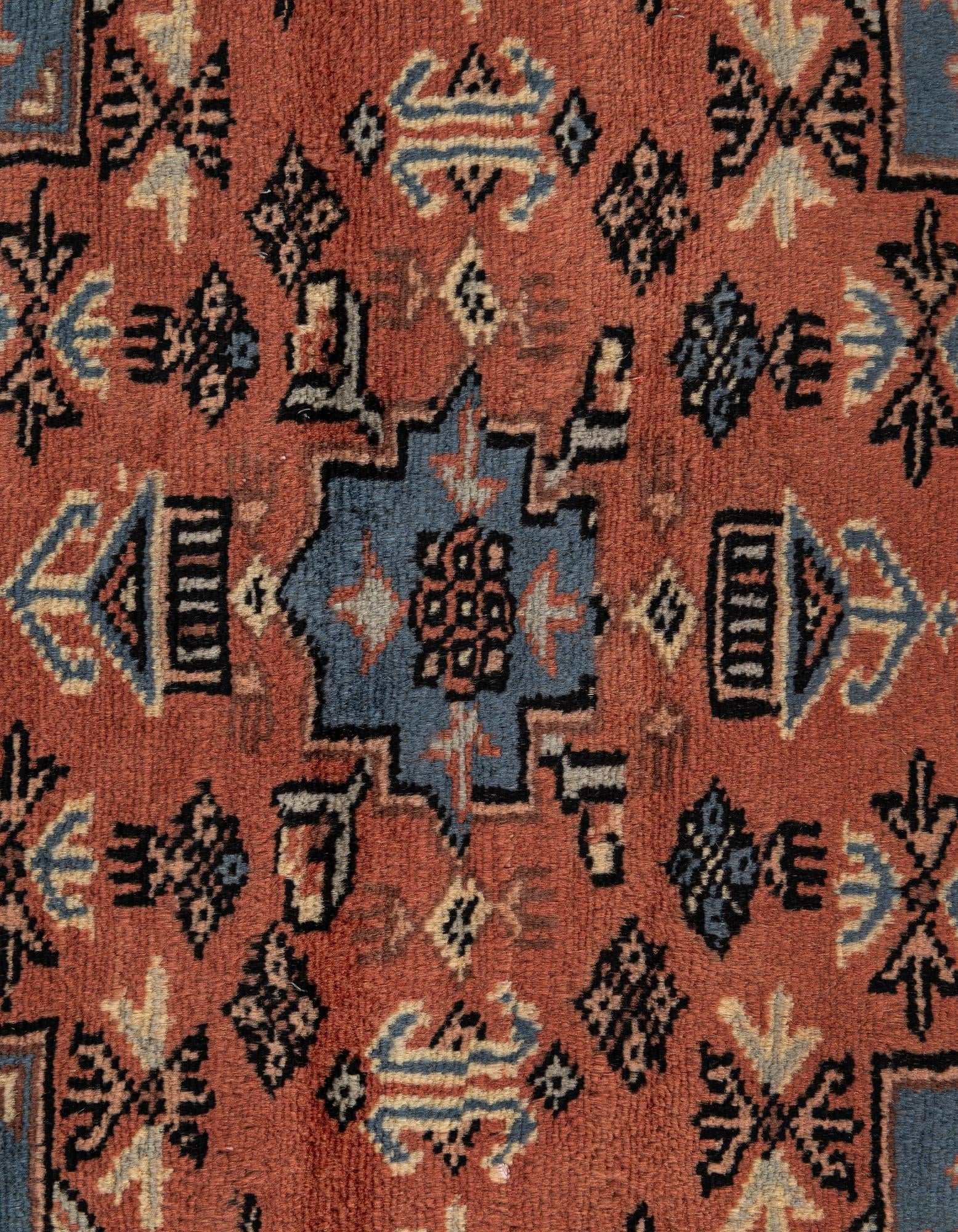 4' 3 x 6' 5 Hand Knotted Bokhara Wool Rug