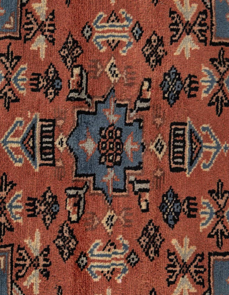 Detail image of 4' 3 x 6' 5  Hand Knotted Bokhara Wool Rug
