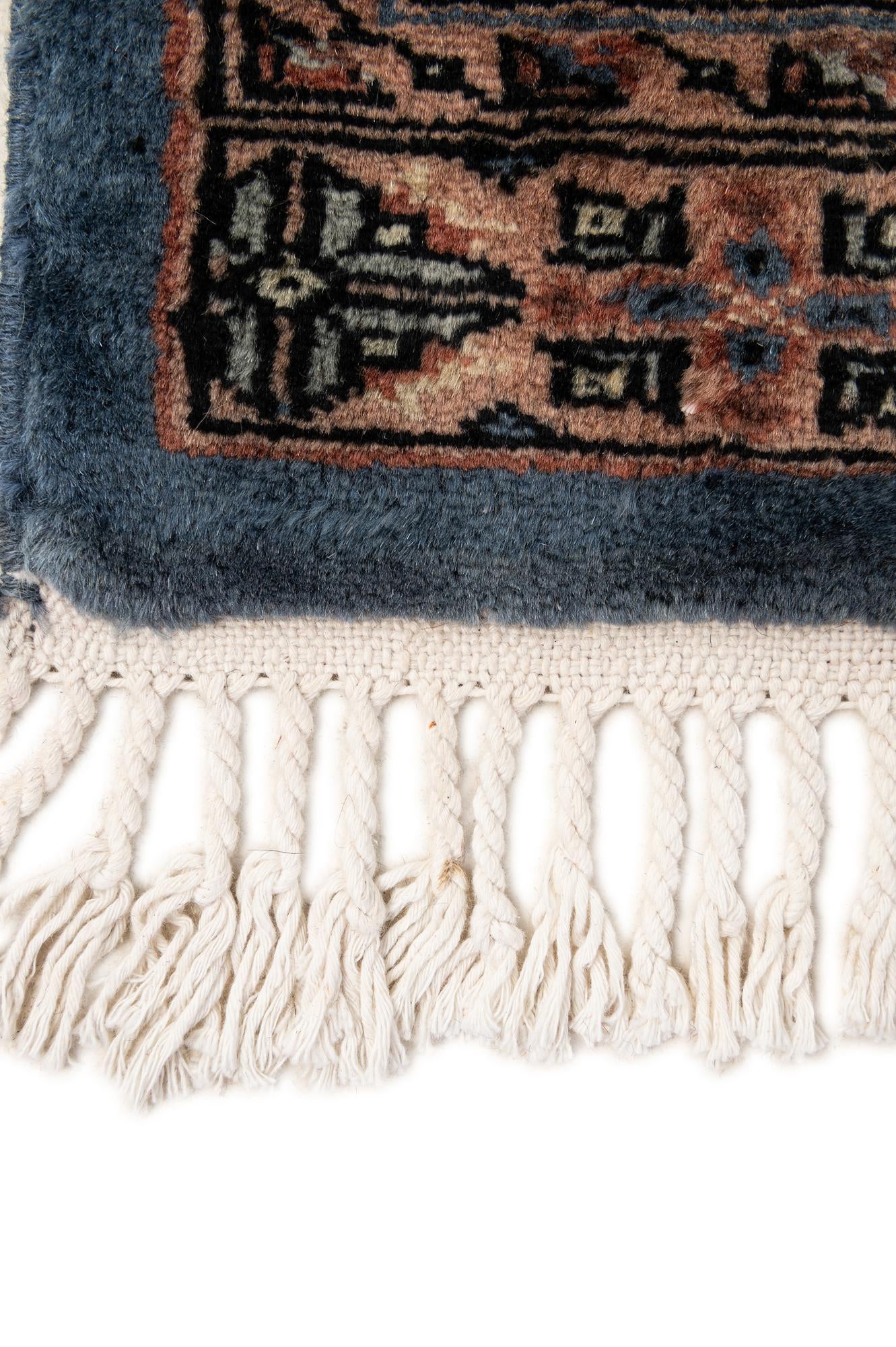 4' 4 x 5' 11 Hand Knotted Bokhara Wool Rug
