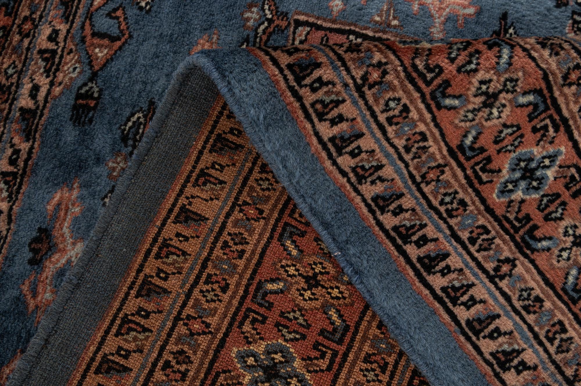 4' 4 x 5' 11 Hand Knotted Bokhara Wool Rug