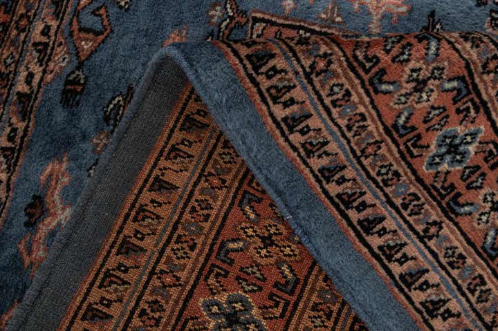 4' 4 x 5' 11 Hand Knotted Bokhara Wool Rug