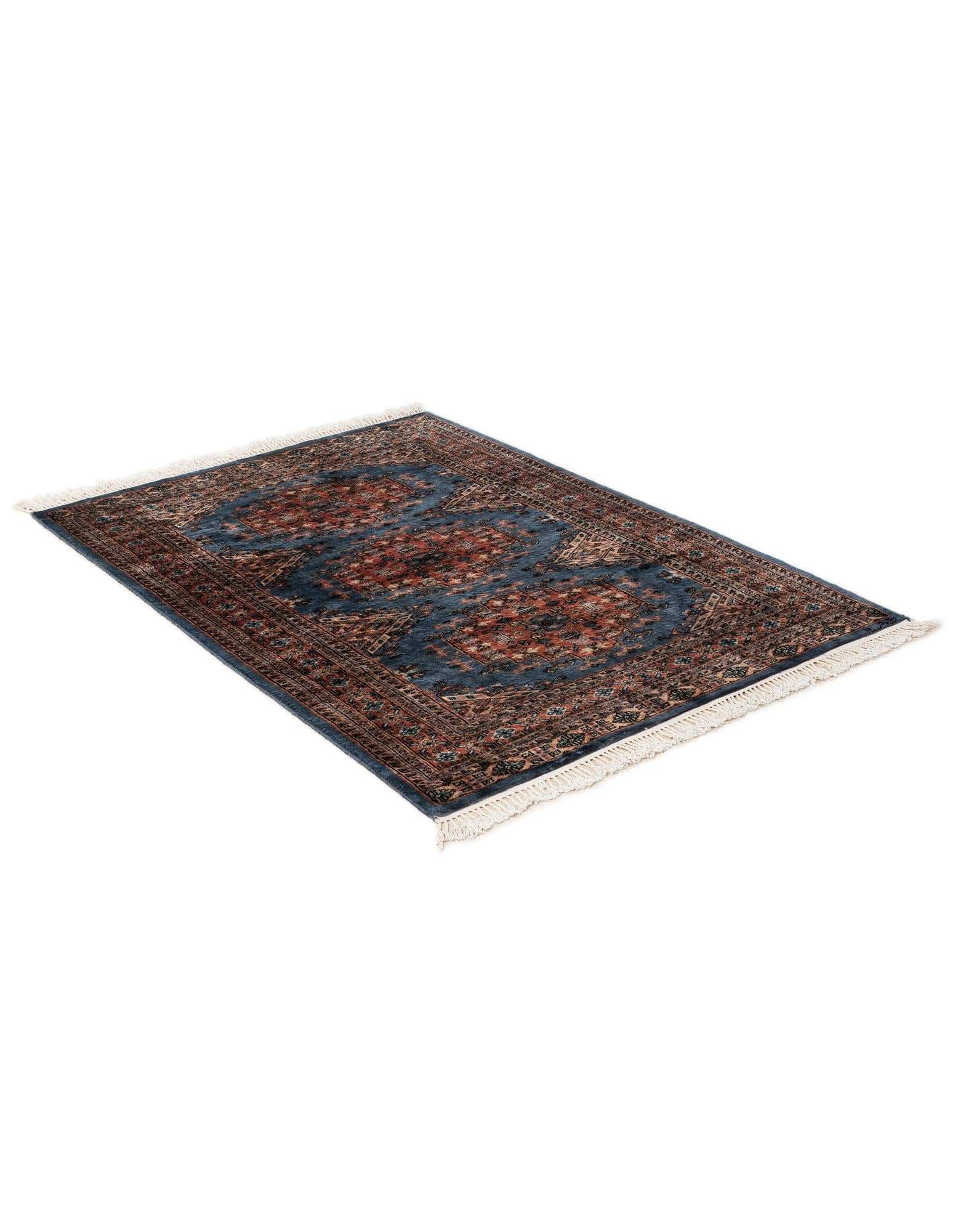 4' 4 x 5' 11 Hand Knotted Bokhara Wool Rug